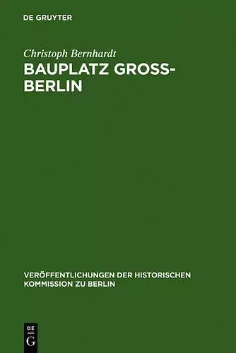 Bauplatz Groß-Berlin cover