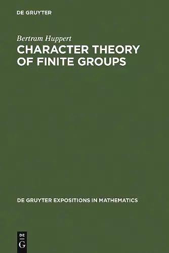 Character Theory of Finite Groups cover