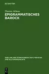 Epigrammatisches Barock cover