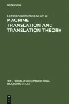 Machine Translation and Translation Theory cover