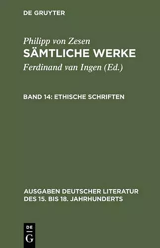 Ethische Schriften cover