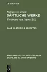 Ethische Schriften cover