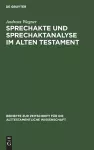 Sprechakte und Sprechaktanalyse im Alten Testament cover