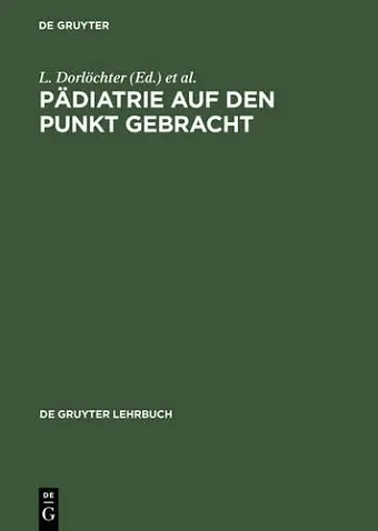 Pädiatrie Auf Den Punkt Gebracht cover