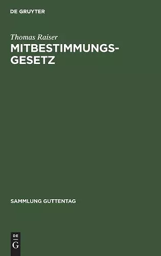 Mitbestimmungsgesetz cover