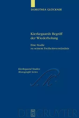 Kierkegaards Begriff der Wiederholung cover