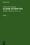 Kleine Schriften cover