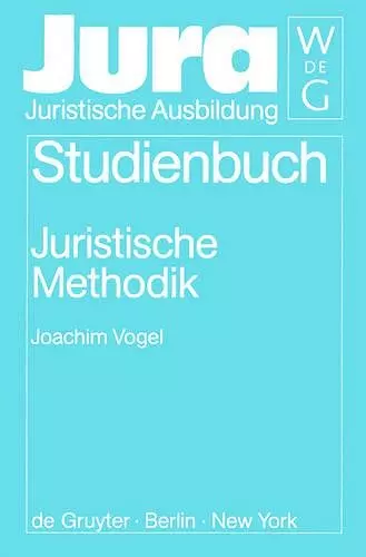 Juristische Methodik cover