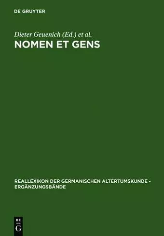 Nomen et gens cover