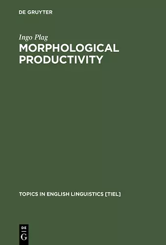 Morphological Productivity cover