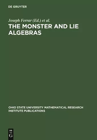 The Monster and Lie Algebras cover