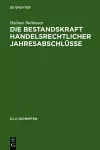 Die Bestandskraft handelsrechtlicher Jahresabschlüsse cover