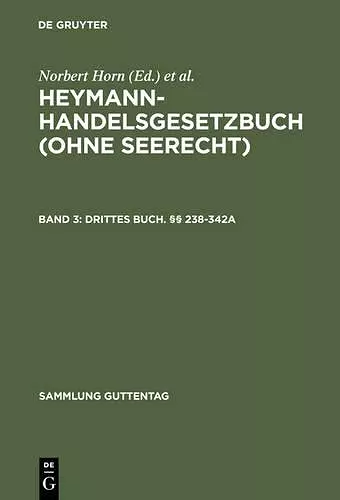 Drittes Buch. §§ 238-342a cover