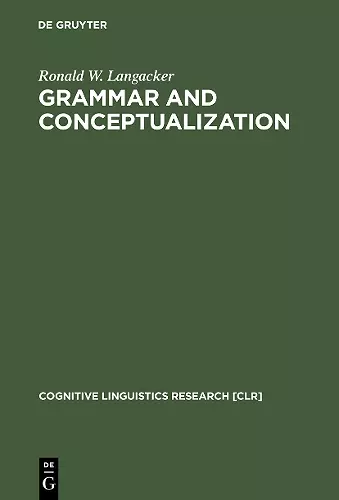 Grammar and Conceptualization cover