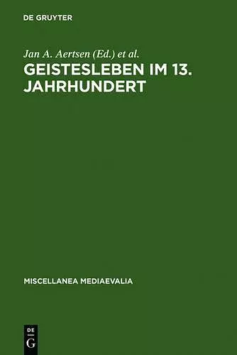 Geistesleben im 13. Jahrhundert cover