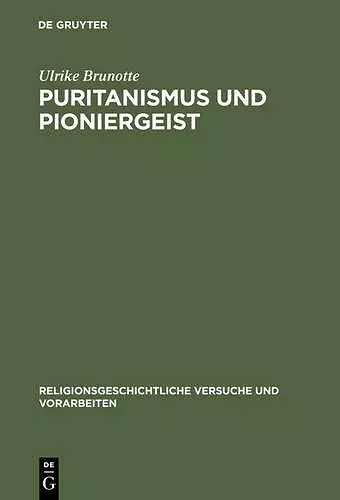 Puritanismus und Pioniergeist cover