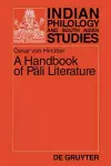 A Handbook of Pali Literature cover