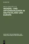 Wandel- Und Optionsanleihen in Deutschland Und Europa cover