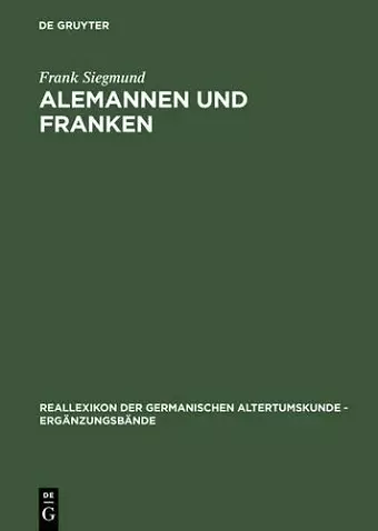 Alemannen und Franken cover