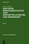 Deutsche Sprachgeschichte Vom Spätmittelalter Bis Zur Gegenwart cover