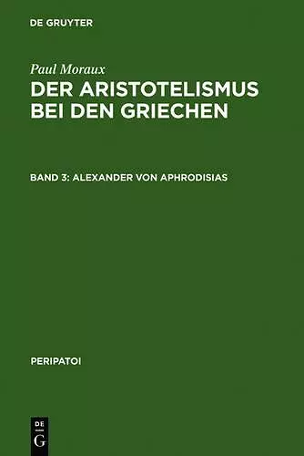 Alexander von Aphrodisias cover