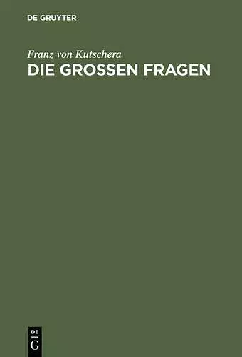 Die großen Fragen cover