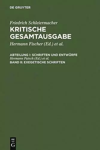 Exegetische Schriften cover