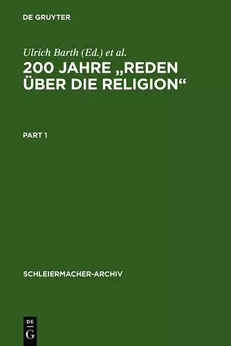 200 Jahre "Reden über die Religion" cover