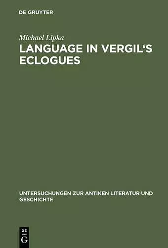 Language in Vergil's Eclogues cover