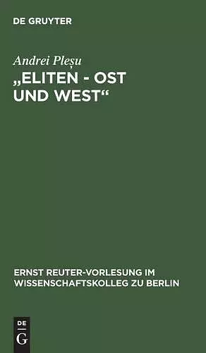 "Eliten - Ost und West" cover