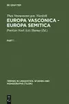 Europa Vasconica - Europa Semitica cover