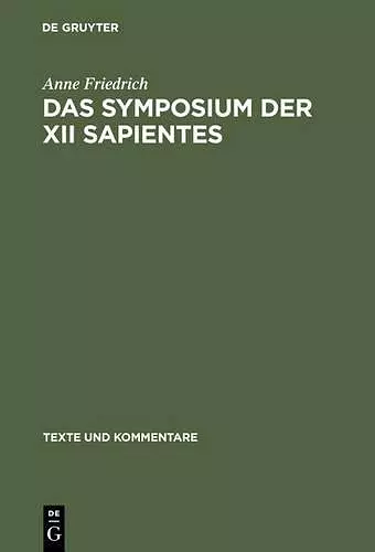 Das Symposium der XII sapientes cover