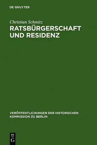 Ratsbürgerschaft und Residenz cover