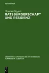 Ratsbürgerschaft und Residenz cover