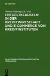 Entgeltklauseln in der Kreditwirtschaft und E-Commerce von Kreditinstituten cover