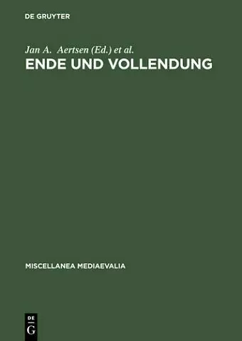 Ende und Vollendung cover