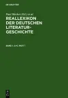 Reallexikon Der Deutschen Literaturgeschichte cover