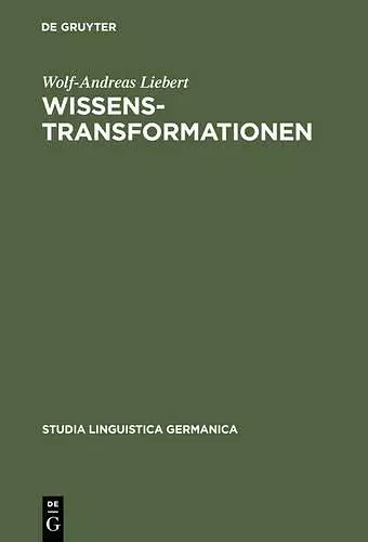 Wissenstransformationen cover