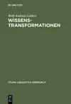 Wissenstransformationen cover