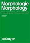 Morphologie / Morphology. 2. Halbband cover