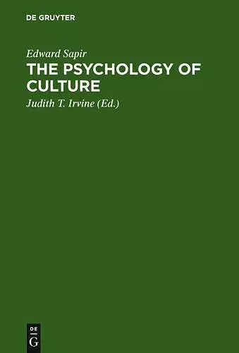 The Psychology of Culture cover