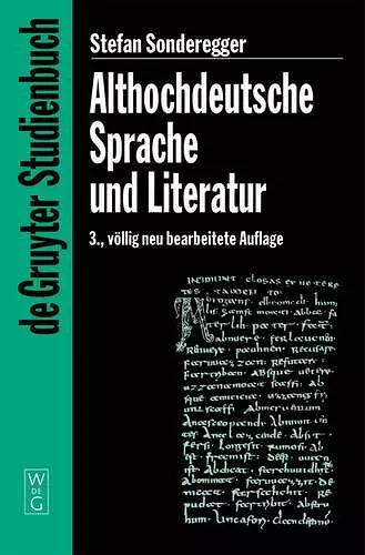 Althochdeutsche Sprache und Literatur cover