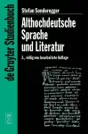 Althochdeutsche Sprache und Literatur cover
