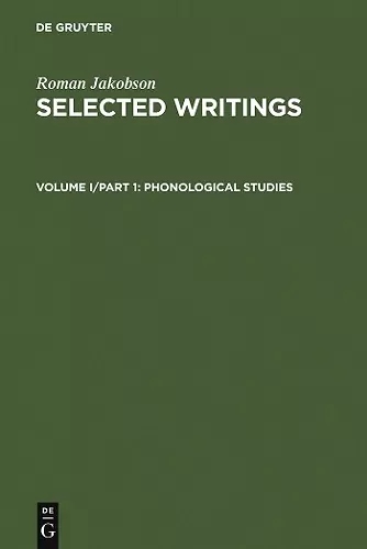 Phonological Studies cover