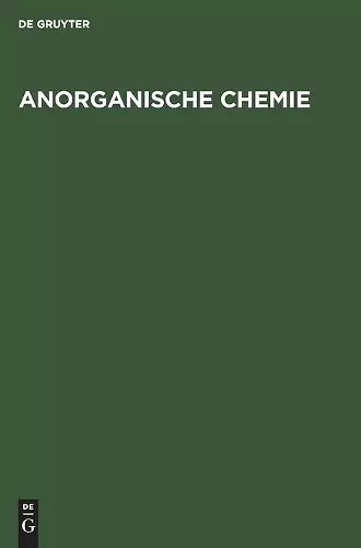Anorganische Chemie cover
