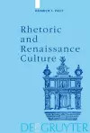 Rhetoric and Renaissance Culture cover