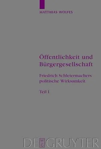 Öffentlichkeit und Bürgergesellschaft cover