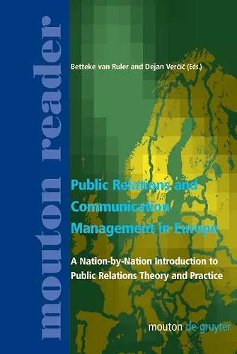 Public Relations and Communication Management in Europe cover