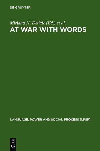 At War with Words cover