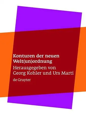 Konturen der neuen Welt(un)ordnung cover